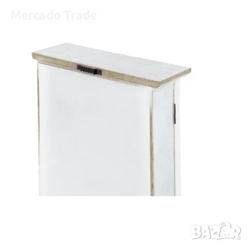 Декоративна кутия за ключове Mercado Trade, Дърво, Бял, снимка 4 - Декорация за дома - 48683630
