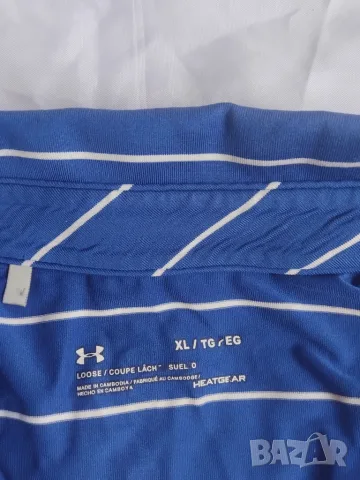 Under Armour 100% оригинална мъжка тениска, XL размер, снимка 3 - Тениски - 55781002