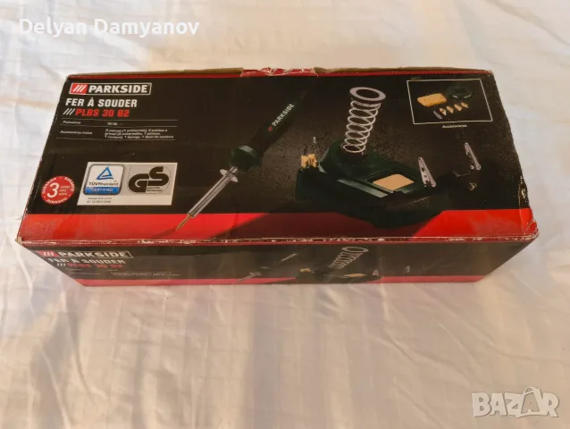 Комплект поялник / пирограф Parkside PLBS 30 B2 (30W)   