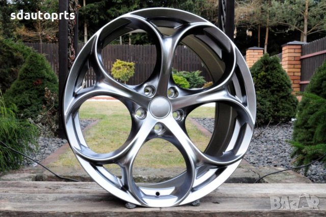 17" Джанти Алфа Стелвио 5X110 ALFA Romeo Stelvio GIULIETTA GIULIA 159, снимка 2 - Гуми и джанти - 32037326