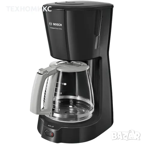 Кафемашина, Bosch TKA3A033, Coffee machine, CompactClass Extra, Black, снимка 1 - Кафемашини - 48786491