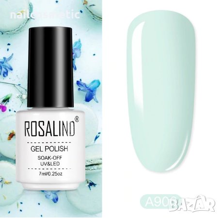 Uv&Led супер гел лак пастел / macaron Rosalind, снимка 9 - Продукти за маникюр - 30625354