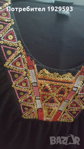 Дамска блуза марка H&M с бродерия, снимка 3 - Тениски - 29566479