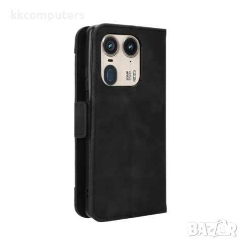 Motorola Edge 50 Ultra 5G Magnetic Кожен Калъф и Протектор, снимка 6 - Калъфи, кейсове - 52641010