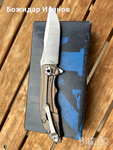 Продавам нож Zero Tolerance 0609 RJ Martin , снимка 3 - Ножове - 52974420