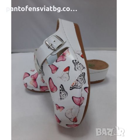 Дамско сабо цветен принт 36/41, снимка 2 - Чехли - 42764444