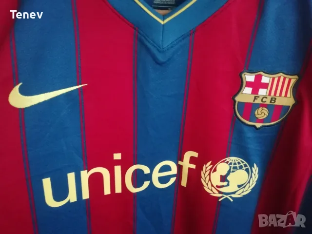 Barcelona Iniesta Nike 2009-2010 оригинална фланелка тениска Барселона Иниеста , снимка 6 - Тениски - 41659491