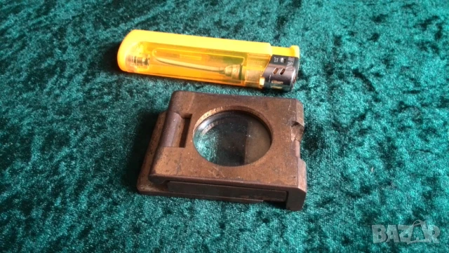 Антична немска бронзова или месингова бижутерска лупа за броене от копринена нишка, снимка 3 - Други ценни предмети - 51307984