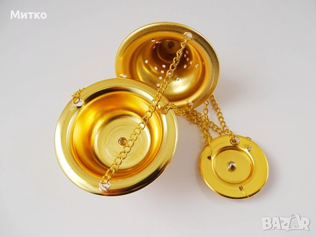 Нова малка бронзова кандилница , снимка 5 - Други ценни предмети - 52071500