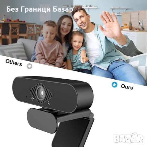Нова 1080P HD Уебкамера с Микрофон - Перфектна за Стрийминг и Конференции, снимка 6 - Друга електроника - 44180020