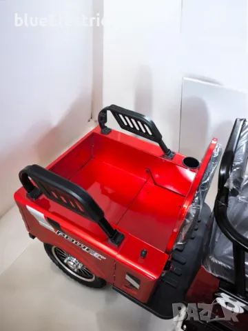 Електрическа Триколка blueElectric CARGO LUX 2000W | 48V | 24AH | RED, снимка 12 - Мотоциклети и мототехника - 49745600