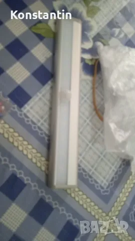 LED лампа за гардероб със сензор и USB зареждане – 30 см, снимка 2 - Лед осветление - 55953952