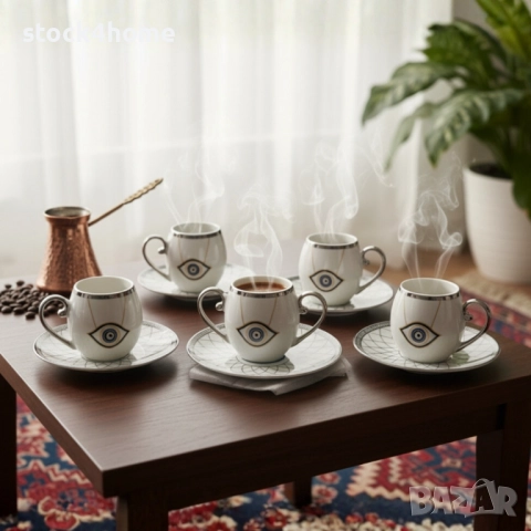 Промо комплект Луксозен порцеланов сервиз + 2в1 блендер и мелничка Cheffinger , снимка 10 - Сервизи - 52428271