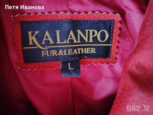 яке от естествен велур , снимка 2 - Якета - 53886241