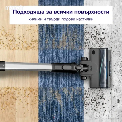 Вертикална прахосмукачка Levoit LVAC-200, черна*Безплатна доставка*Гаранция 2 години, снимка 4 - Прахосмукачки - 50728559