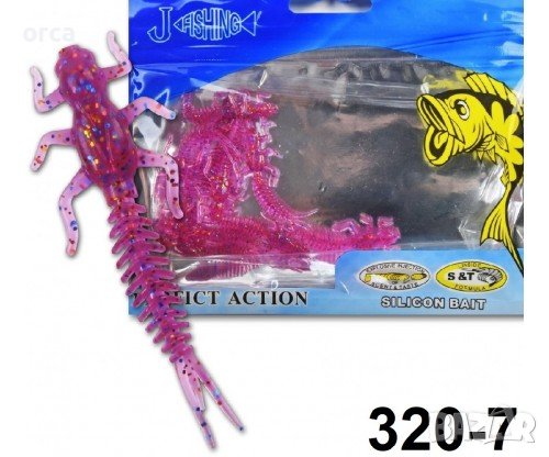 Силиконова личинка на водно конче - ларва OSAKO FANATIC DRAGONFLY LARVA, снимка 13 - Такъми - 38238464