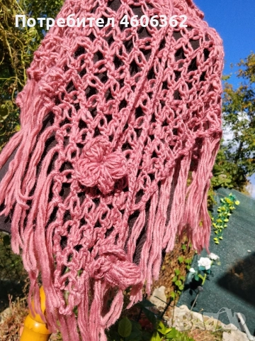 ръчно изплетени шалове, снимка 15 - Шалове - 52237966