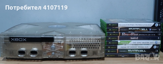 Original Xbox Crystal - хакната и обслужена