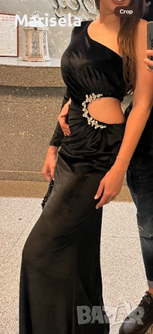 Официална черна рокля