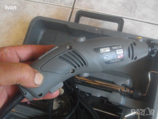 Нова Немска Мини Дрелка-Шлифовалка/Прав Шлайф-140W-TROVEX/170W-Top Craft-Пълен Комплект, снимка 9 - Други инструменти - 37640952