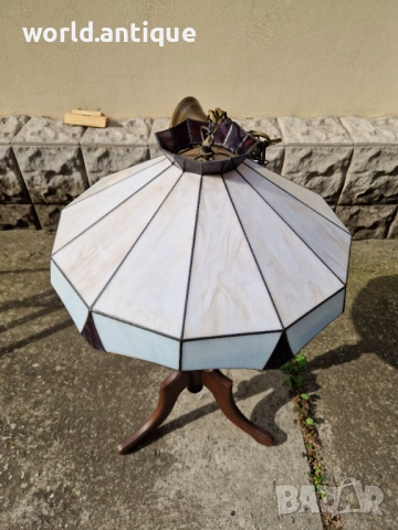 Лампа таванна абажур полилей Тифани , снимка 2 - Лампи за таван - 52139252