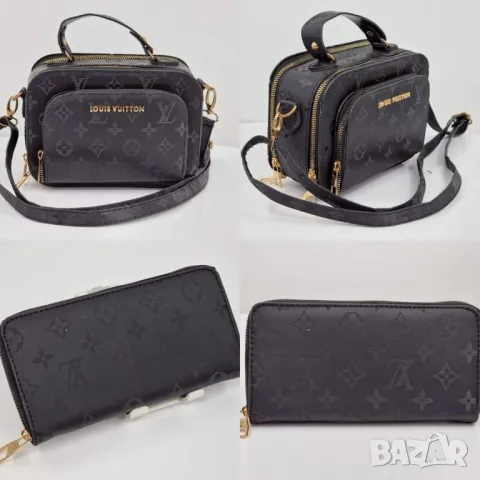 комплект чанта и портмоне louis vuitton lacoste , снимка 5 - Чанти - 47336469