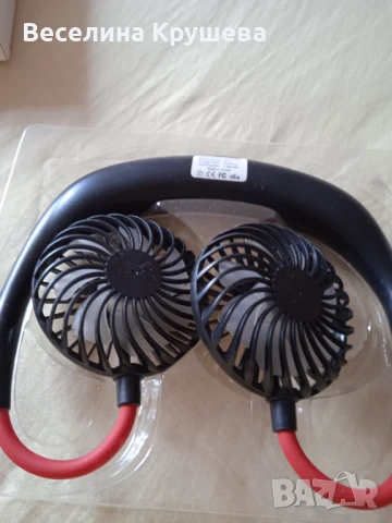 Мини вентилатор за врата, снимка 1