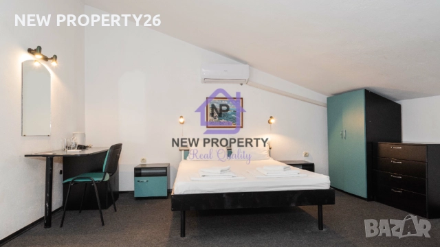 Представяме ви уникален имот за продажба – работещ хотел + самостоятелна къща и два гаража в Созопол, снимка 14 - Хотели - 52955005