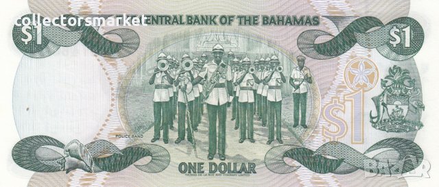 1 долар 2002, Бахамски острови, снимка 2 - Нумизматика и бонистика - 38362904