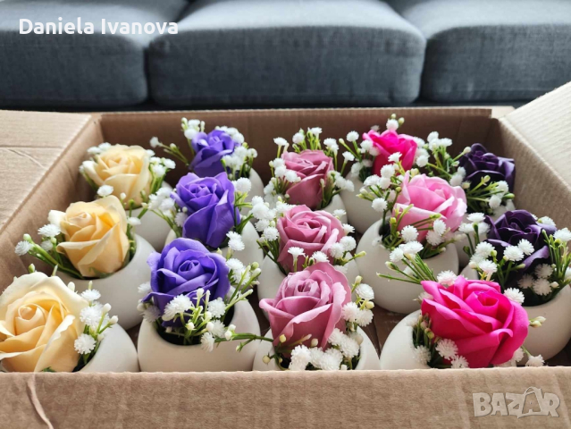 сапунени рози, снимка 2 - Подаръци за жени - 44588086