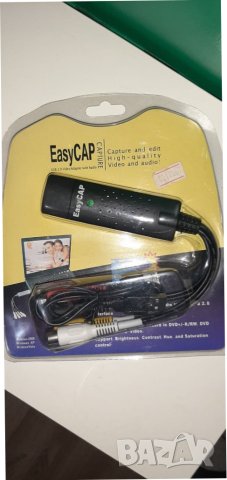 Видео рекордер (EasyCAP) USB 2.0 , снимка 2 - Кабели и адаптери - 42435299