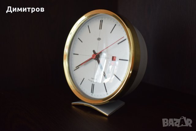 Ретро китайски часовник-будилник, снимка 2 - Антикварни и старинни предмети - 32066597