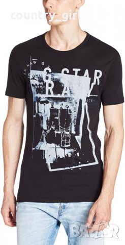 G-STAR RAW Herren Everett RT T-Shirt - страхотна мъжка тениска