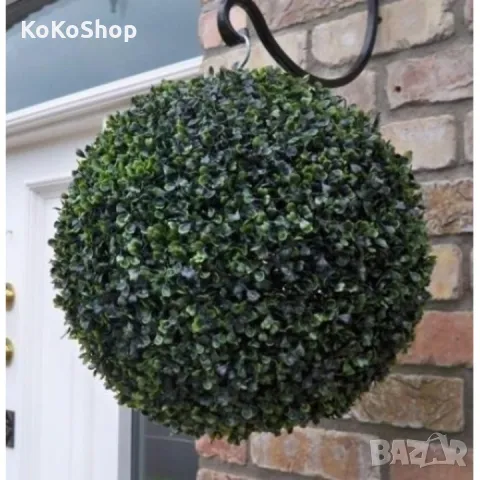 Топка чемшир 18 см.– за дома и градината, снимка 4 - Декорация за дома - 50302519