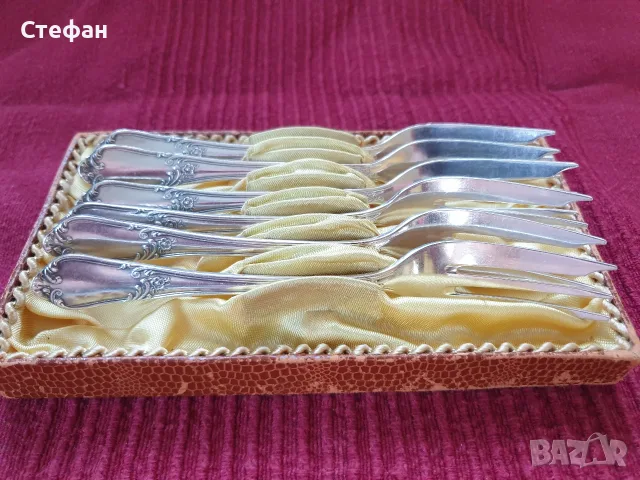 Комплект посребрени вилички