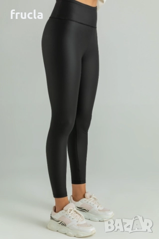 Ватиран Кожен Клин МАТ с широк колан, снимка 5 - Клинове - 52468979