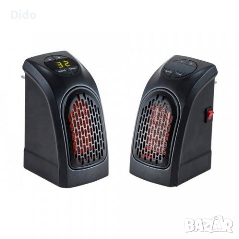 Портативна печка Handy Heater, 400w, с таймер  Код на продукт: TS0191, снимка 3 - Отоплителни печки - 39443386