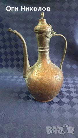 Бакърен османски,турски ибрик 