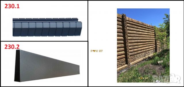 Калъпи  от АБС за стълбове, основи и капаци за огради, снимка 7 - Строителни материали - 30848910
