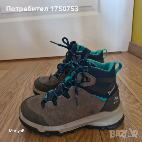 Непромокаеми туристически обувки Quechua, снимка 2 - Детски боти и ботуши - 51708273