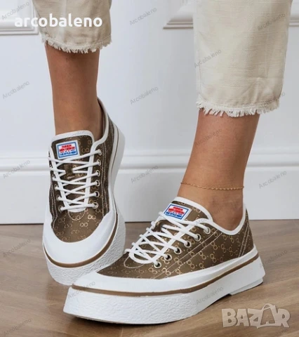 Дамски кецове на платформа Greta, 3цвята , снимка 8 - Кецове - 51077270