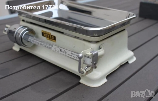Старо немско кухненско кантарче Mikro Doft - 6 Kg, снимка 2 - Антикварни и старинни предмети - 52713293
