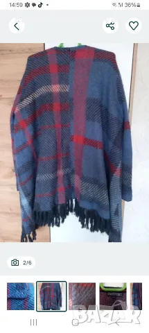 Пончо Tommy Hilfiger , снимка 2 - Палта, манта - 56244308