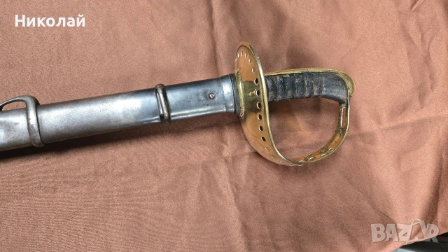 Огромен европейски палаш, сабя, шпага 110см дължина, снимка 2 - Антикварни и старинни предмети - 53939420