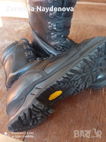 Кубинки от естествена кожа 44 номерер. С core-tex защита. Обувани са няколко пъти., снимка 2 - Мъжки боти - 32088085