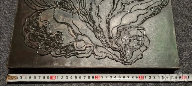 Авторски Стенен Часовник – Картина върху Платно, снимка 6 - Декорация за дома - 53078286