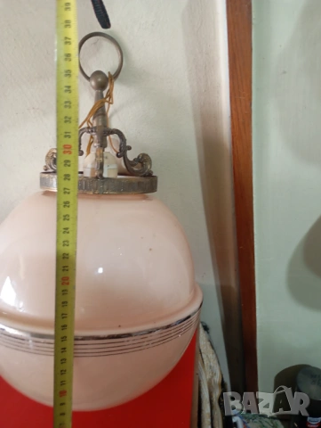 Полилей,лампа за таван арт деко, снимка 4 - Полилеи - 53959988