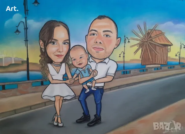 Карикатури за влюбени, снимка 5 - Картини - 31535485