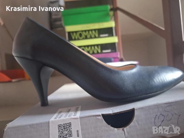 нови обувки Мегияс от еко кожа на среден ток,стилни и удобни , снимка 6 - Дамски ежедневни обувки - 54160972