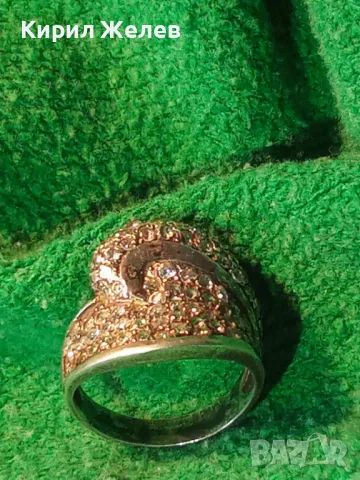 РАЗКОШЕН СКЪПОЦЕНЕН СРЕБЪРЕН ПРЪСТЕН СРЕБРО 925 ОБСИПАН с ИСКРЯЩИ ЮВЕЛИРНО ФАСЕТИРАНИ ЦИРКОНИ 41780, снимка 17 - Пръстени - 49886391